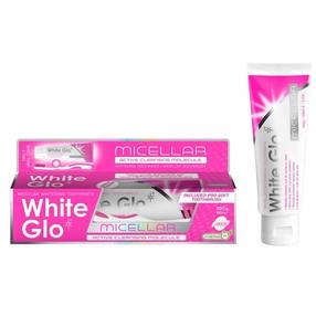 Dantų pasta su dantų šepetėliu White Glo Micellar, 100 ml