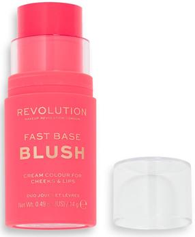 Põsepuna Makeup Revolution London Fast Base Stick, roosa v., bloom, 14 g