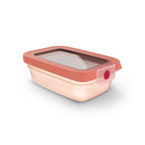 Dėžutė maistui Tefal ONECLICK 3110601790, 0.5 l, 17.49 cm x 11.71 cm, oranžinė sp.