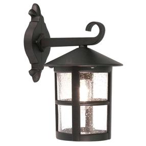 Õue seinavalgusti Elstead Lighting Hereford 1, 60W, E27, IP43, must v., 20 cm x 34.5 cm