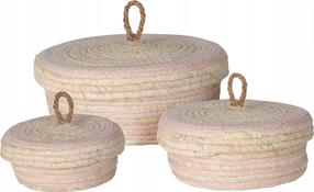 Grozu komplekts, paredzēts uzglabāšanai Home Styling Collection 13949995, rozā krās./brūngans krās., 26 x 26 x 10 cm