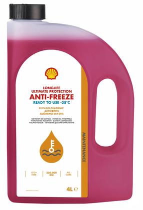 Антифриз Shell LL Ultimate, 4 l