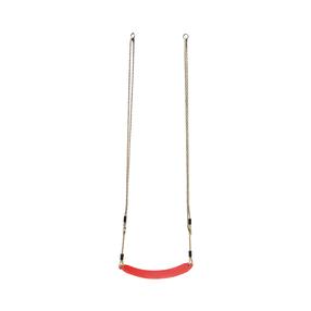 Piekaramās šūpoles bērniem Elastic, 14 cm, sarkana krās.