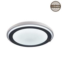 Šviestuvas plafonas Domoletti Gascony B2362-1-R, LED, 3000 - 6500 °K, 1 x 45 W, balta sp./juoda sp. / balta sp.