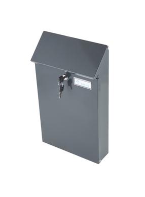 Почтовый ящик Haushalt PD958, черный цв./серый цв., 25.4 см x 9 см x 43.1 см