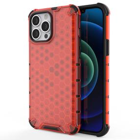 Чехол для телефона Hurtel Honeycomb, красный цв., Apple