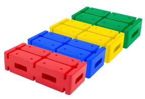 Komplekt Spordas Multipurpose Bricks 578MFM403611, 35.5 cm, sinine v., 4 tk