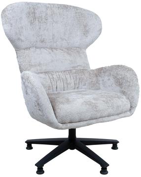 Krėslas Home4you Karolina 18413, kreminė sp., 84.5 cm x 78 cm x 104 cm