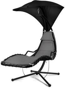 Pakabinamas krėslas Sanremo, juoda sp./pilka sp.