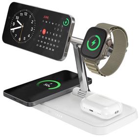 Belaidis įkroviklis Targus HyperJuice QI2 4 in 1, 3 x Qi Wireless, 17 cm, balta sp.