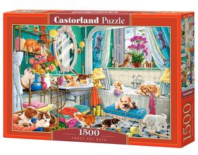 Пазл Castorland Crazy Pet Bath 152094, 47 см x 68 см, 1500 шт., многоцветный
