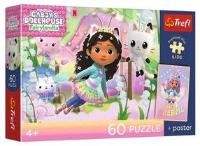 Пазл Trefl Gabby and Cat Adventures, 27 см x 20 см, 60 шт.