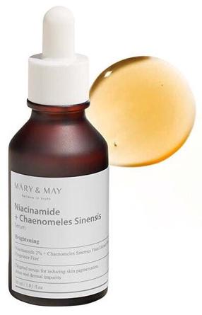 Сыворотка для лица Mary & May Niacinamide+Chaenomeles Sinensis, 30.0 мл