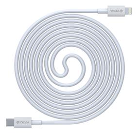 Juhe Devia, USB Type C/Apple Lightning, 150 cm, valge v.