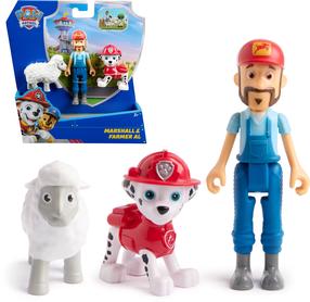 Figūriņu komplekts Spin Master Paw Patrol Marshall, 3 gab., zila krās./balta krās./sarkana krās.