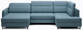 Kampinė sofa Berrto Toscany 40, mėlyna sp., kairinė, 165 x 306 cm x 100 cm