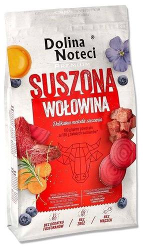 Sausā suņu barība Dolina Noteci Premium, liellopa gaļa, 9 kg