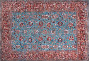 Paklājs Conceptum Hypnose Blues Chenille AL 170, daudzkrāsains/sarkana krās., 230 cm x 150 cm