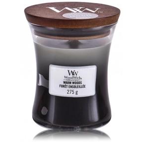 Свеча, ароматическая WoodWick Trilogy Warm Woods, 65 час, 275 г, черный цв./серый цв.