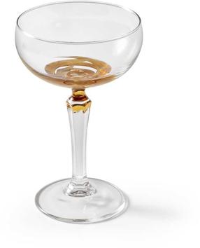 Likööripitside komplekt Libbey Imperfect Gold Coupe, klaas, 0.25 l, 2 tk