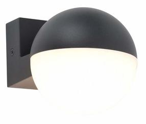 Sieninis lauko šviestuvas Lutec Looma, 7.8W, LED, IP54, tamsiai pilka sp., 10 cm x 10 cm