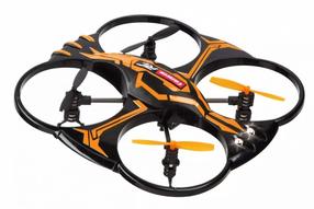 Žaislinis dronas Carrera Quadcopter X2 370503032, 17.2 cm, juoda sp./oranžinė sp.