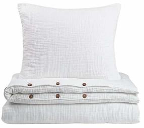 Комплект постельного белья Homla Basic Musso 245712, белый цв., 50 x 60 cm, 160 x 200 cm, 3 дет.