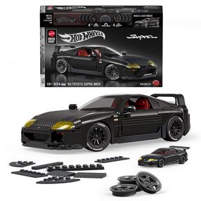 Konstruktors, automašīna Mattel Hot Wheels Supra 94 Toyota Mkiv JKG40, 824 gab., melna krās.