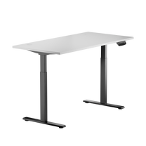 Datorgalds regulējams augstums Up Up Bjorn W-57051PT/B-ED22-80M, 150 cm x 75 cm, 72 - 120 cm, balta krās./melna krās.