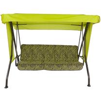 Lauko sūpynės Patio Latina G032-12PB, ruda sp./žalia sp./pilka sp., 200 cm x 130 cm x 160 cm
