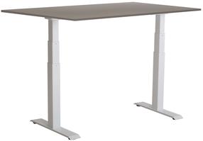 Kompiuterio stalas reguliuojamo aukščio Sun-Flex EasyDesk Adapt VI, 140 cm x 80 cm, 62 - 127 cm, balta sp./pilka sp.