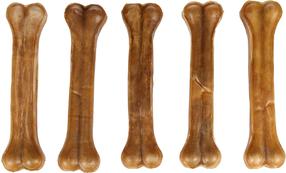 Skanėstas šunims Flamingo R'Hide Bone, buivolo oda, 1 kg, 5 vnt.