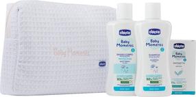 Ķermeņa kopšanas līdzekļu komplekts Chicco Baby Moments, 400 ml, 4 gab.