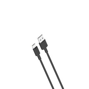Kabelis XO NB156, 1 x USB/1 x USB-C, 100 cm, juoda sp.