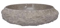 Vonios praustuvas VLX Marble 149158, marmuras, 40 cm x 40 cm x 12 cm, pilka sp.