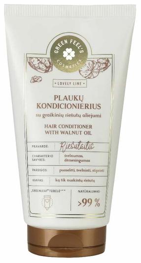 Matu kondicionieris Green Feel's Lovely Line With Walnut Oil, 150 ml