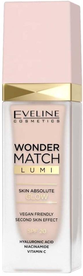 Vedel jumestuskreem Eveline Wonder Match Lumi, SPF 20, 05 light, 30 ml