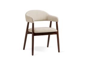 Kėdžių rinkinys Cosmopolitan Design Adra Chenille, matinė, smėlio sp./tamsiai ruda sp., 59 cm x 56 cm x 77 cm, 2 vnt.