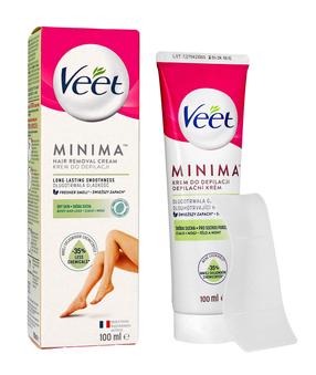 Depiliacinis kremas Veet Silk & Fresh Hair Removal Cream Dry Skin, 100 ml