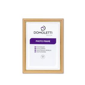 Фоторамка Domoletti, 15 см x 21 см, золотой цв./светло-коричневый цв.