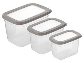 Maisto dėžučių rinkinys Florina Foodie THK-094569, 0.8 - 2.3 l, 3 vnt.