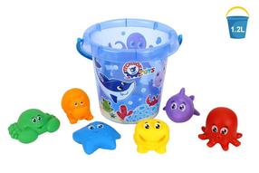 Smėlio žaislų rinkinys Lean Toys Sand Playset, įvairių spalvų, 7 vnt.