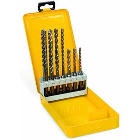 Комплект сверл Dewalt DT8976-QZ, бетон/камень/каменная кладка, резьбовой, sds plus, 5-12 мм x 16 см