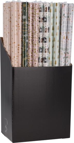 Pakavimo popierius PPN102930, 70 cm x 200 cm, (spalva/dizainas parenkami atsitiktine tvarka)
