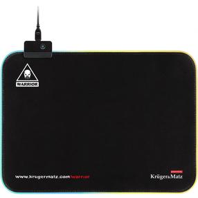 Коврик для мыши Kruger&Matz KM0766, 35 см x 25 см x 0.3 см, черный цв.