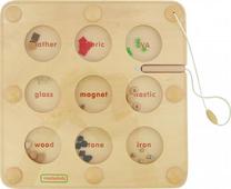 Magnetinė lenta Masterkidz What Will Attract Magnet, EN, ruda sp.