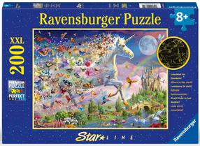Dėlionė Ravensburger Fairyland, 36 cm x 49 cm, 200 vnt., įvairių spalvų