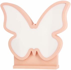 Galda stāvlampas Candellux Lighting IQ Kids Butterfly, LED, 14W, balta krās./rozā krās./rozā krās.
