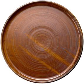 Lėkštė pietų Verlo Fire, Ø 25 cm, ruda sp.