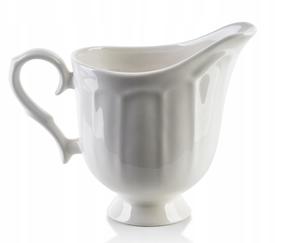 Katliņš pienam AffekDesign Hella, 14 cm x 6 cm x 10 cm, balta krās., porcelāna